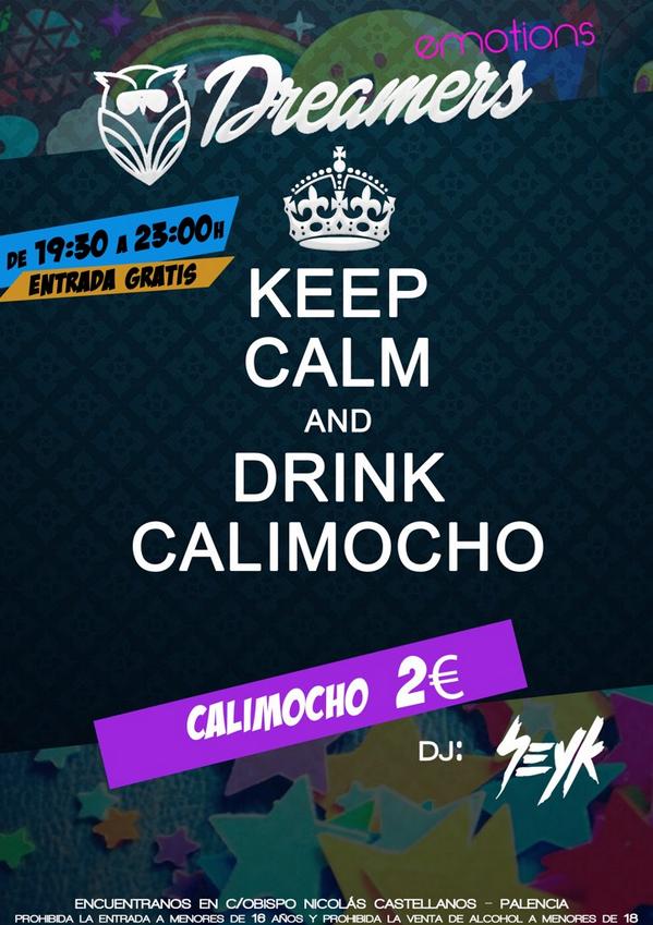 IvanSeyk's tweet photo. Mañana en @DreamersEmotion calimochada!! A 2 euros y entrada gratis!! http://t.co/H02UKjhF3y