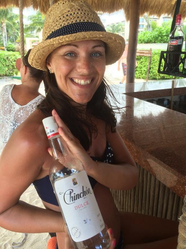 JonAdcock2's tweet photo. @stephanddom found your very own brand of gin in Mexico 😀😀#chinchin http://t.co/xpaYoSZY2y