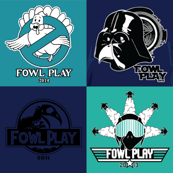 FowlPlayUlti's tweet photo. How many of our past jerseys have you collected? Checkour post on FB for a chance to win a free disc! #FowlPlay14 http://t.co/eyHaaM6P11