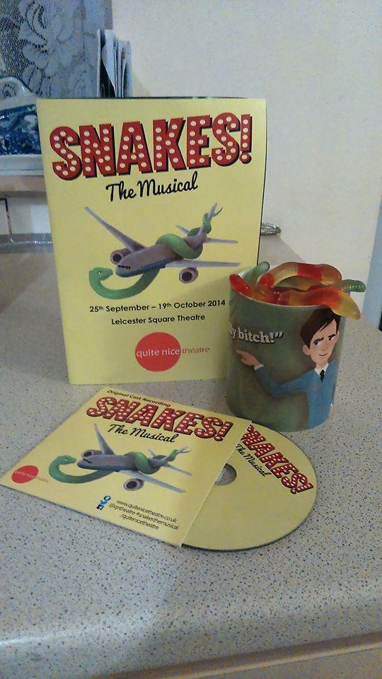 MikesRambles's tweet photo. @QNTheatre Back from #SnakesTheMusical Amazing! Well done all! @WillGuppy was hilarious! I MAY have raided the shop! http://t.co/uemE3PJdMb