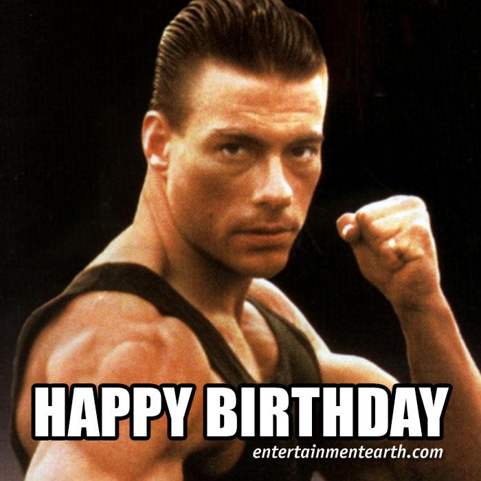 Happy 54th Birthday to Jean-Claude Van Damme of The Expendables! Shop 