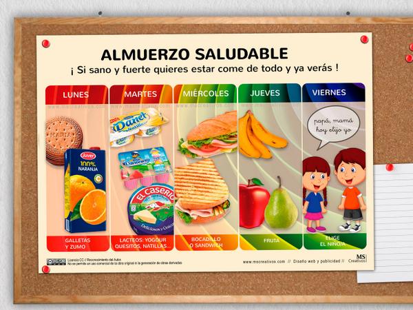 MSCreativos's tweet photo. DESCÁRGATE el Cartel que MS Creativos a diseñado para los más pequeños ALMUERZO SALUDABLE en:

http://t.co/Lmilp1ZBq0 http://t.co/qqsQy7FqNz