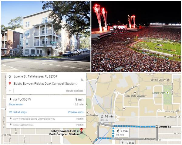 CollegePlaceFSU's tweet photo. We're glad The District is only a 10 min walk from the legendary Doak Campbell Stadium. #moveinmoveup #FSUTwitter http://t.co/ilbGeaVOn6