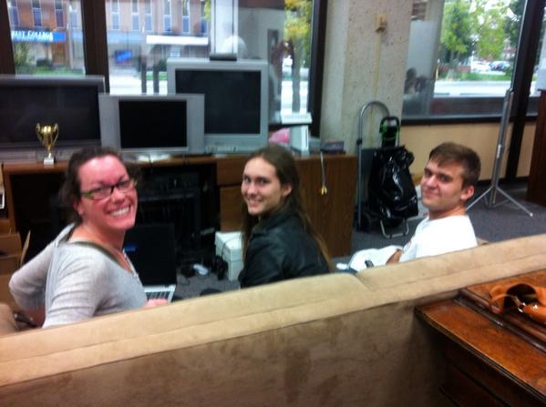 hackforge's tweet image. Views from the #HackWE3 work session. #hackathon #windsor #pollutionsolution