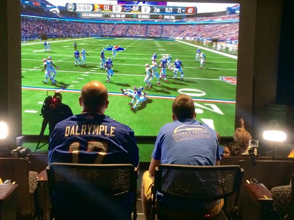 sam_fleury's tweet photo. The #ccmoprez vs James the Nurse in the finals of the #Madden15 challenge #cctrashtalk @ColumbiaColg @ea http://t.co/npi7yDsMX9