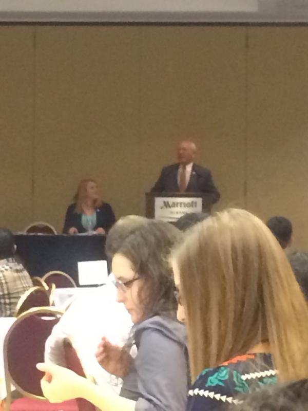 APhAASPACPHS's tweet photo. @RepPaulTonko currently is speaking to student pharmacists at #MRM2014! He couldn't be more inspiring! http://t.co/uZqXX9IsWb