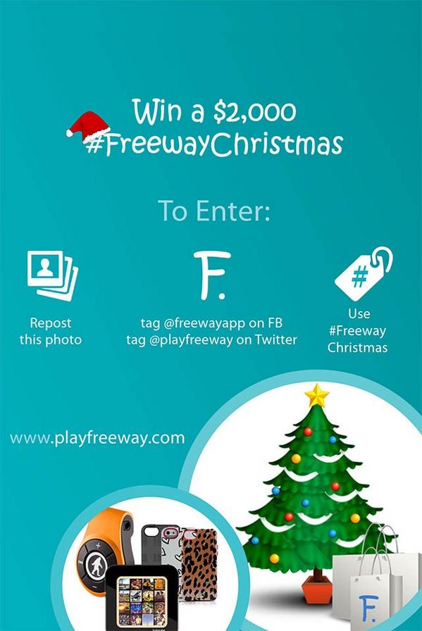 paulsalzman's tweet photo. Trying to win a #FreewayChristmas with #playfreeway. Give it a try today: http://t.co/FNIhxpgpoc http://t.co/ye8sro4ToY