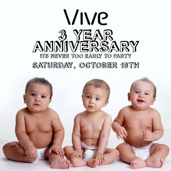 ELTORONEGRO's tweet photo. It's our Birthday so come celebrate with us!! VIVE 3 Year Anniversary Saturday, October 18th!! http://t.co/HvkhEGcq2q