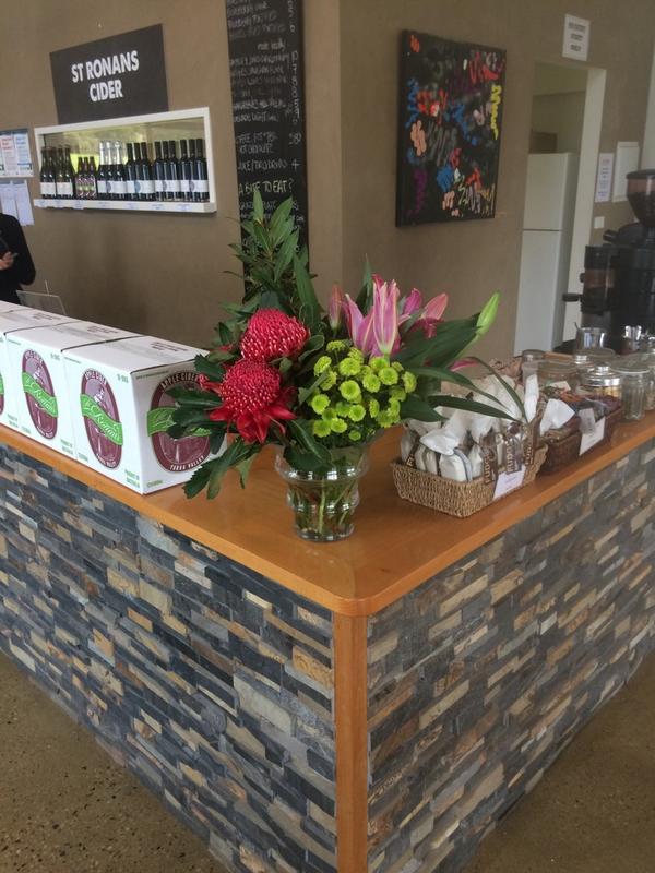 StRonansCider's tweet photo. New look Cellar Door.Pop in and try the new share plates, great #ciders & this weekend #pulledporkrolls #yarravalley http://t.co/bGmiJAmyOs