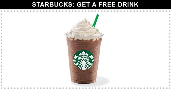 Starbucks: Get a Free Drink    GET IT: likeacoupon.com/2014/10/starbu… #AppleEvent via <a href="/likeacoupon/">Likeacoupon</a>