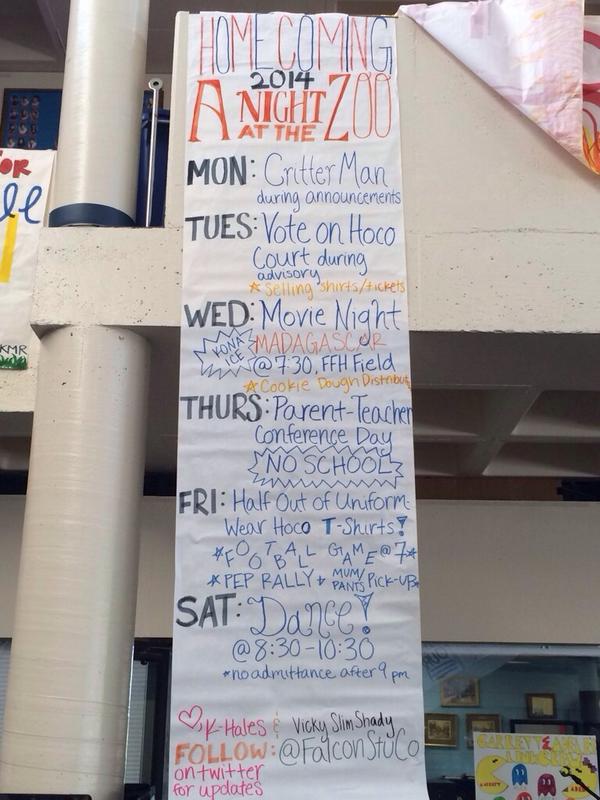 FalconStuCo's tweet photo. Hoco Week 2014 #letsfireitup http://t.co/AzfQNKpCXl