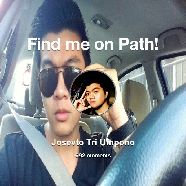 JoJhou's tweet photo. I've shared 692 memories with my friends on #Path - see them now at http://t.co/T5LglgdRK4! #thepersonalnetwork http://t.co/wWFyvzjT5D