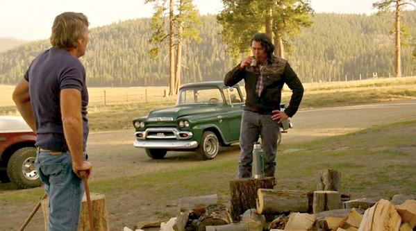 Beautiful scenery, beautiful men, beautiful trucks!  #Longmire4
