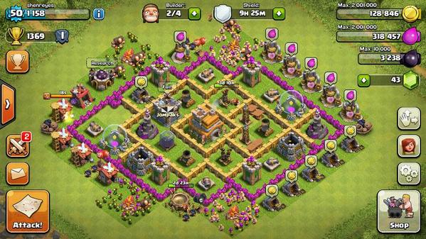 shennnreyes's tweet photo. Buti pa ang CoC anjan lagi pag kelangan mo, di pa mangiiwan. Lol! #FeelingGamer http://t.co/MBarmkT7EF