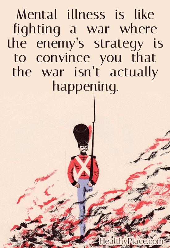 Like fighting a war