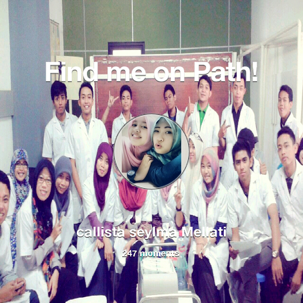 BaweldmoonS's tweet photo. I've shared 247 memories with my friends on #Path - see them now at http://t.co/Va7O4inIzN! #thepersonalnetwork http://t.co/iUMnJRkdCN