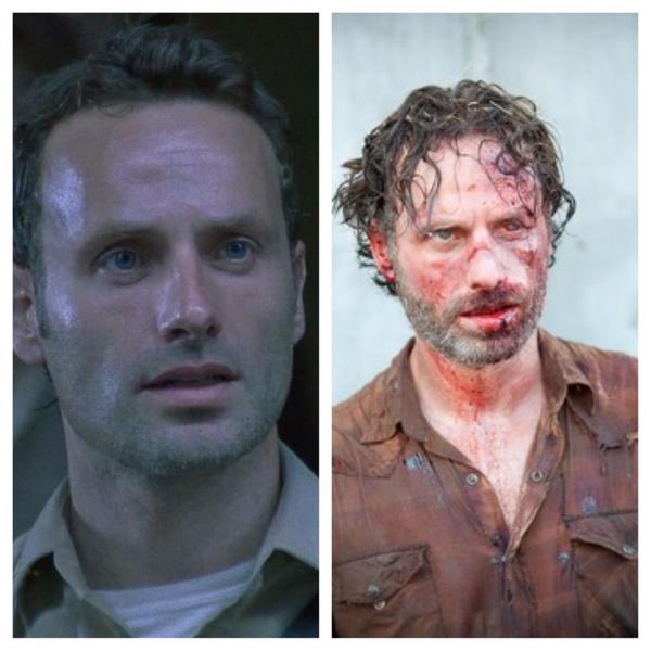 Image result for rick grimes before and after
