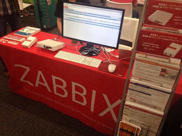 zabbix_jp's tweet image. Open Source Conference 2014 Tokyo/Fall 205教室に出展をしています。会場に起こしの際はぜひZabbix Japanブースにもお立ち寄りください。