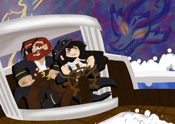 EncyOne's tweet photo. finished this #MianiteFanArt and cause its late I dont thing any1 will see it. wishing you pirates a safe journ back! http://t.co/HpowU2JwsO