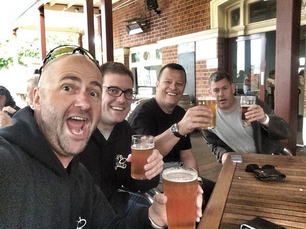 Mamils_cc's tweet photo. Carb loading in Pinjarra #RTCCPR #MAMILS http://t.co/S8iyC7x9di