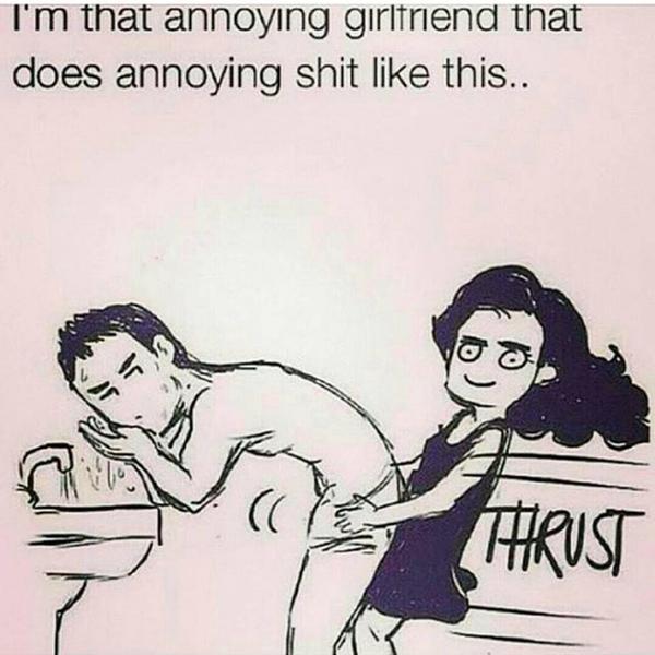 DanniDressBout's tweet photo. Who else is this annoying girlfriend!!?? 😂😂 RT!! http://t.co/OarWihqM5H