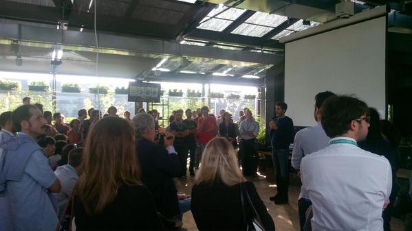 Marta9ello's tweet photo. Inizia #hackfood! Felice #hackindustry e che la fortuna possa essere sempre a vostro favore!«. #hfarm http://t.co/Ox6CU9mwWT
