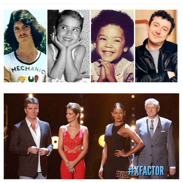 It's <a href="/TheXFactor/">The X Factor</a> 80s week so here are <a href="/SimonCowell/">Simon Cowell</a> <a href="/CherylOfficial/">Cheryl</a> <a href="/OfficialMelB/">Melanie Janine Brown MBE</a> &amp; Louis rocking their own 80s style!