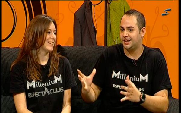 SaraEscudero i AdriàSolà @Millenium_es expliquen com passar una tarda de por! PassatgeTerror bit.ly/1yCNJo1