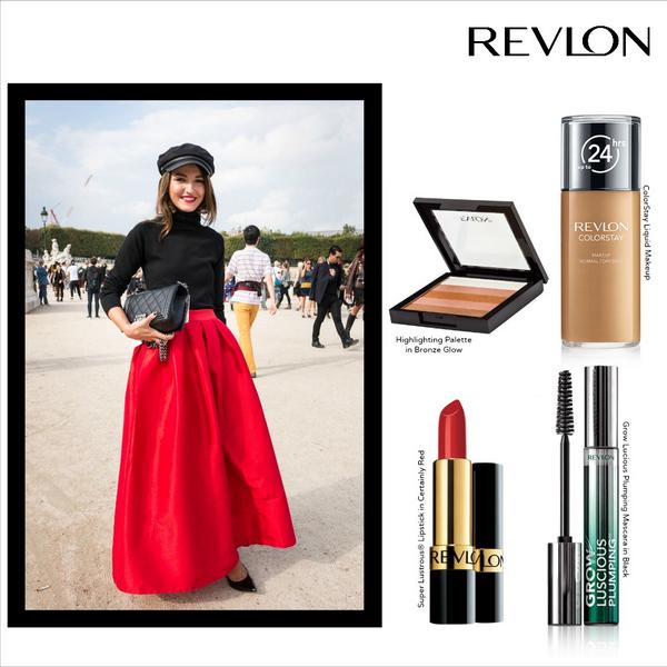REVLONid's tweet photo. Meski polos, warna merah cerah dapat menjadikanmu pusat perhatian. #RevlonGetTheLook http://t.co/beynGoWJJl