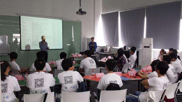 22 students fm Jiaotong Uni are attending <a href="/UPS/">UPS</a> #roadcode training in Shanghai.  #china #youth #CSR