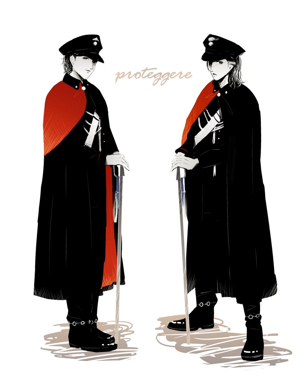 تويتر Coma على تويتر イラスト イタリア軍服木村と吾郎 Http T Co S7sa1uzhfp