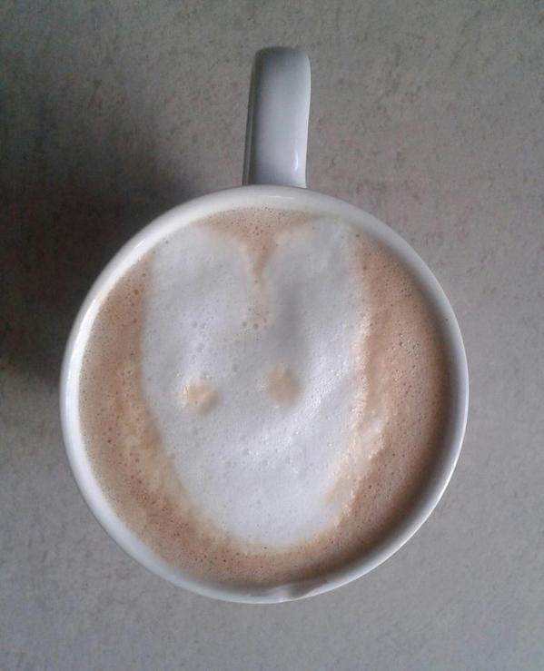 leighking77's tweet photo. Is that a hare in my #coffee? #homebrew @Starbucks #GuatemalaAntigua #ILOVECOFFEE http://t.co/PiCGcrMHnQ