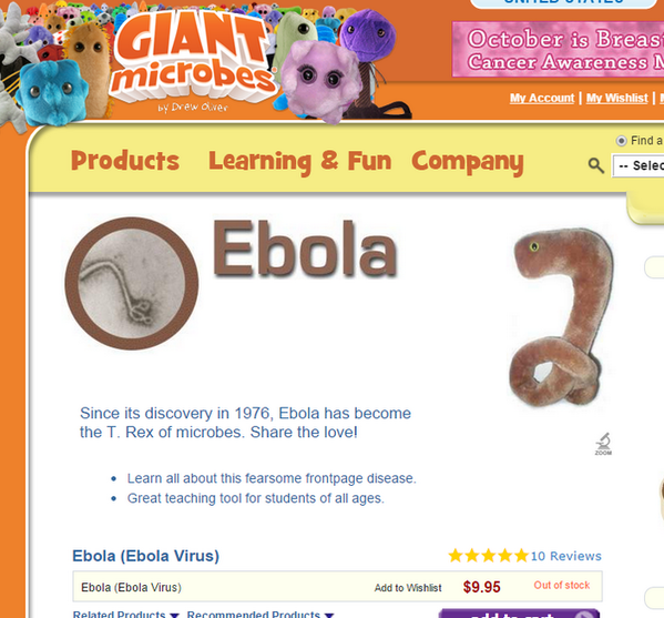 Agenzia_Ansa's tweet photo. Ed ora #Ebola diventa un business: azienda #Usa fa boom con virus di peluche...  http://t.co/rSax6cLi2Z http://t.co/zeS66vdcJh