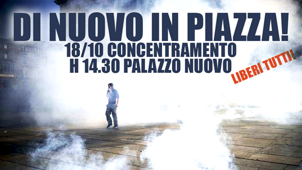 vacu6z's tweet photo. Appuntamento ore 14.30 davanti Palazzo Nuovo #Torino di nuovo in piazza contro il vertice dei ministri #UE #18o http://t.co/EnevgY5eHM