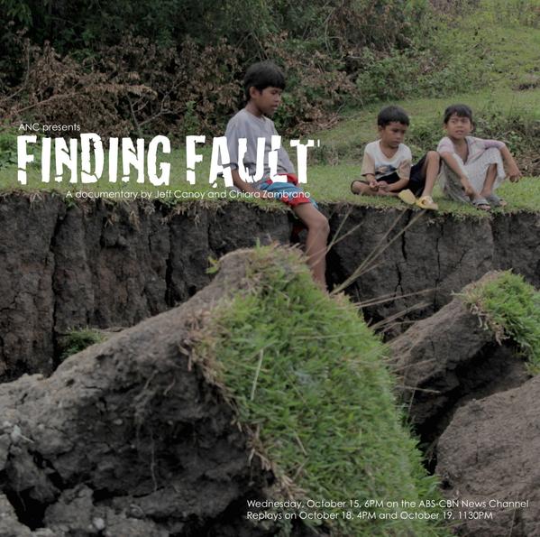 jeffcanoy's tweet image. An encore presentation of #FindingFault airs later on @ANCALERTS. 4PM. #BoholQuake @chiarazambrano
