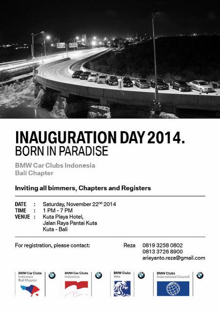 Inauguration Day of BMWCCI Bali Chapter .. Come n see ...