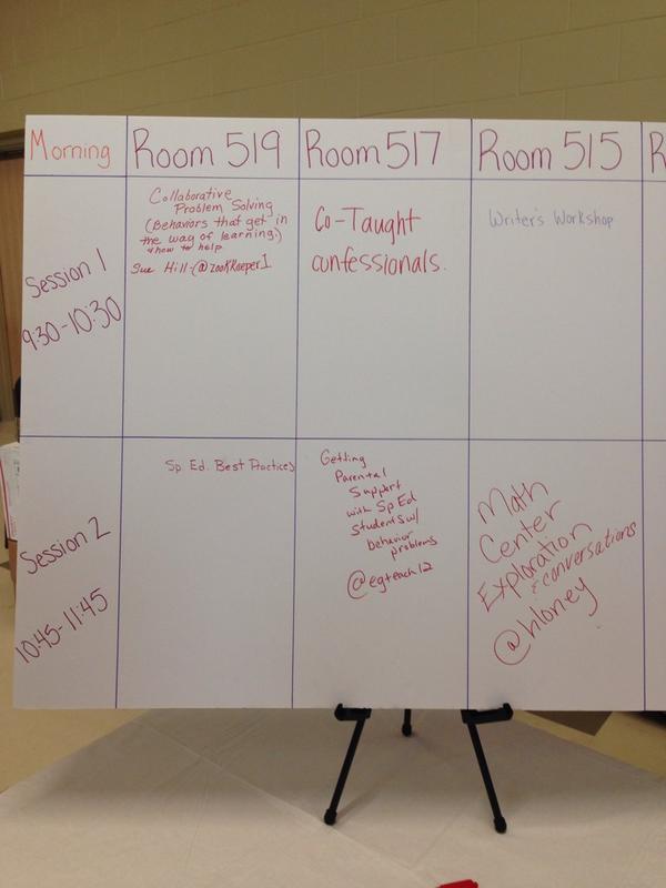 edcampaccessMI's tweet photo. Morning sessions are full! #edcampAMI http://t.co/D5tdhPZlMD