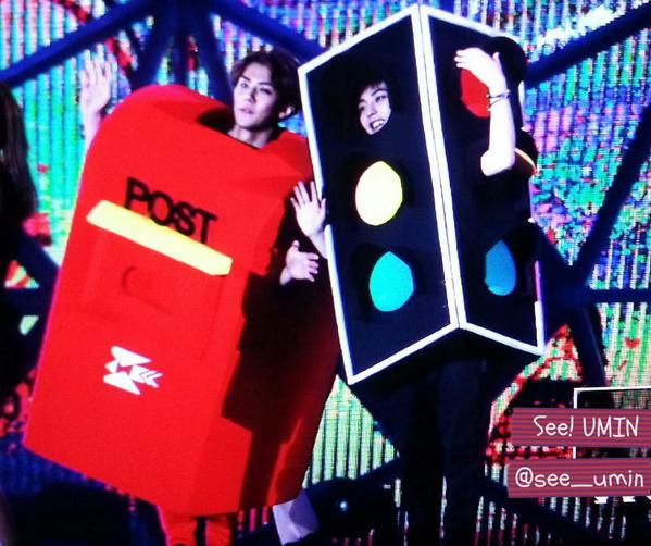 [Preview] 141018 SMT Shanghai - SEHUN &amp; XIUMIN (2) (cr: see_umin)