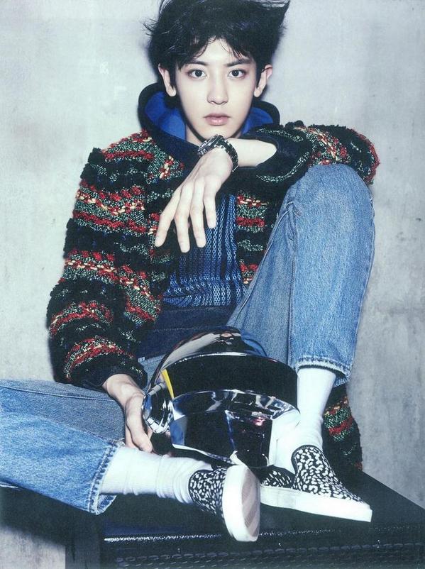 141018 Chanyeol for The Celebrity November issue [3] (scan by chan10)