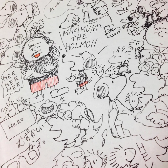 ちなみにRTした「ハロウィンver.」まで上達するまでの練習過程
#練習#マッキー#スヌーピー 