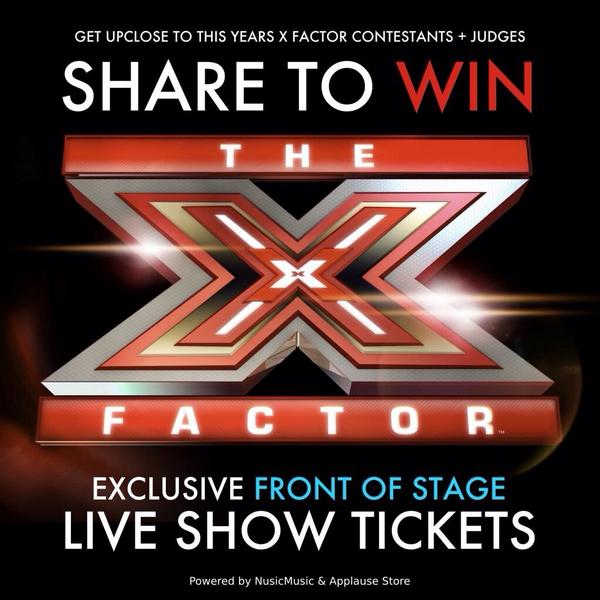 wecreatepopular's tweet photo. We've teamed up with our friends at @ApplauseStoreUK &amp; have 2 tickets to give away for this Sundays #Xfactor2014 http://t.co/g1bujy60hr