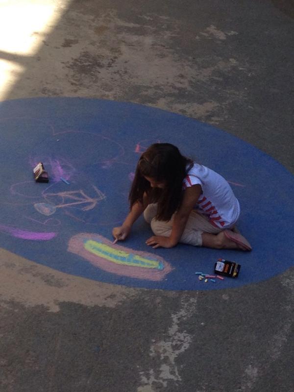 Ample space for kids to draw and play.