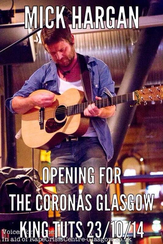 mickhargan's tweet photo. Delighted to announce I've been asked to open the show again @kingtuts for @TheCoronas on Thursday. Great lads http://t.co/PKK5CaB15Q