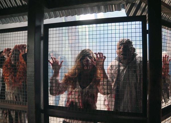 SergyToG's tweet photo. Los zombies ya han tomando el @pam_onride de Madrid http://t.co/avTt1gCeWy @parquesreunidos @TWD_SPAIN http://t.co/J8d1b9u7uU