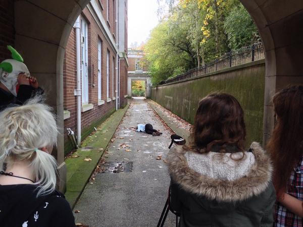 UoNFilmMaking's tweet photo. Some scary scenes from one of our groups films.... http://t.co/tatNIApmog