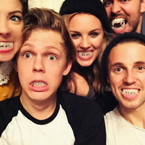Caspar_Lee's tweet photo. We cannot wait for Halloween!!! http://t.co/24927jA4QY