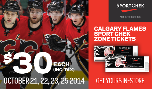 SportChek's tweet photo. Want to see @RealStamkos91 and the @TBLightning take on the @NHLFlames on Oct. 21? Get your tickets IN STORE!  #YYC http://t.co/V02uvYsvUg