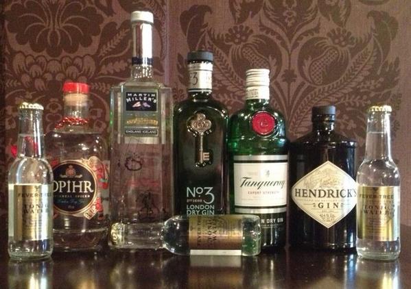 Dining_Roomkdy's tweet photo. Just a small selection of our gin collection #G&amp;T #Fevertree #itssaturday http://t.co/XAOWjpccYq