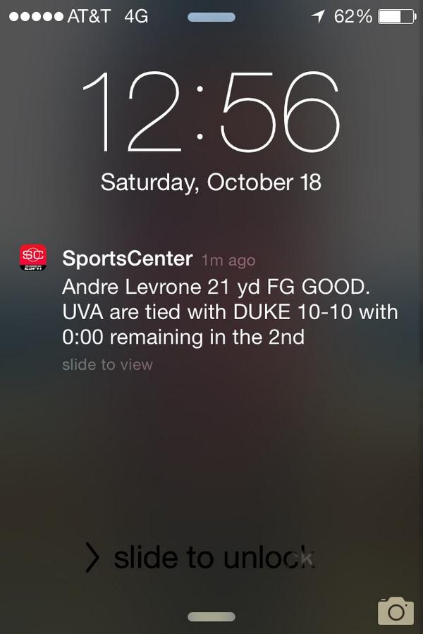 FrickMcBullard's tweet image. Stuck at work. Did @AndreTheeeGiant just kick a game tying FG or is this #ScoreCenter being ScoreCenter. #UVAvsDUKE