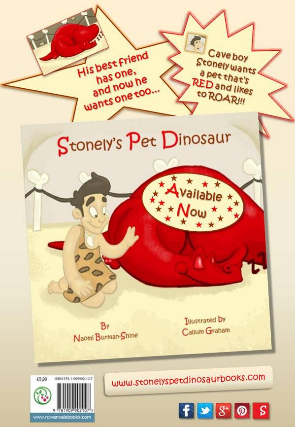 StonelysPetDino's tweet photo. #Stonely's #Pet #Dinosaur by #mummy of 2 young #kids is now available from @RowanvaleBooks #kidliterature #kidlit ๐๐๐ http://t.co/8ppNfG3zyo